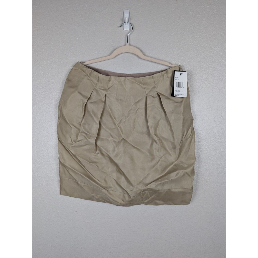 Lafayette 148 Silk Skirt Women's Size 10‎ Khaki